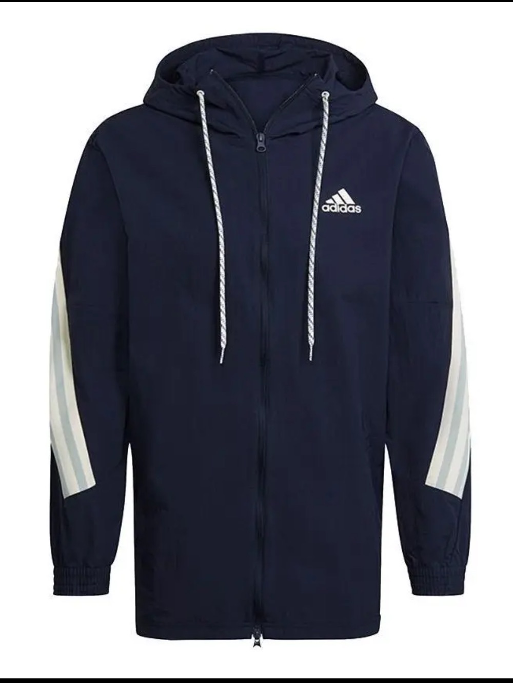 Adidas M 3s Tape Jkt colorblock sports hooded jacket Men’s Size L